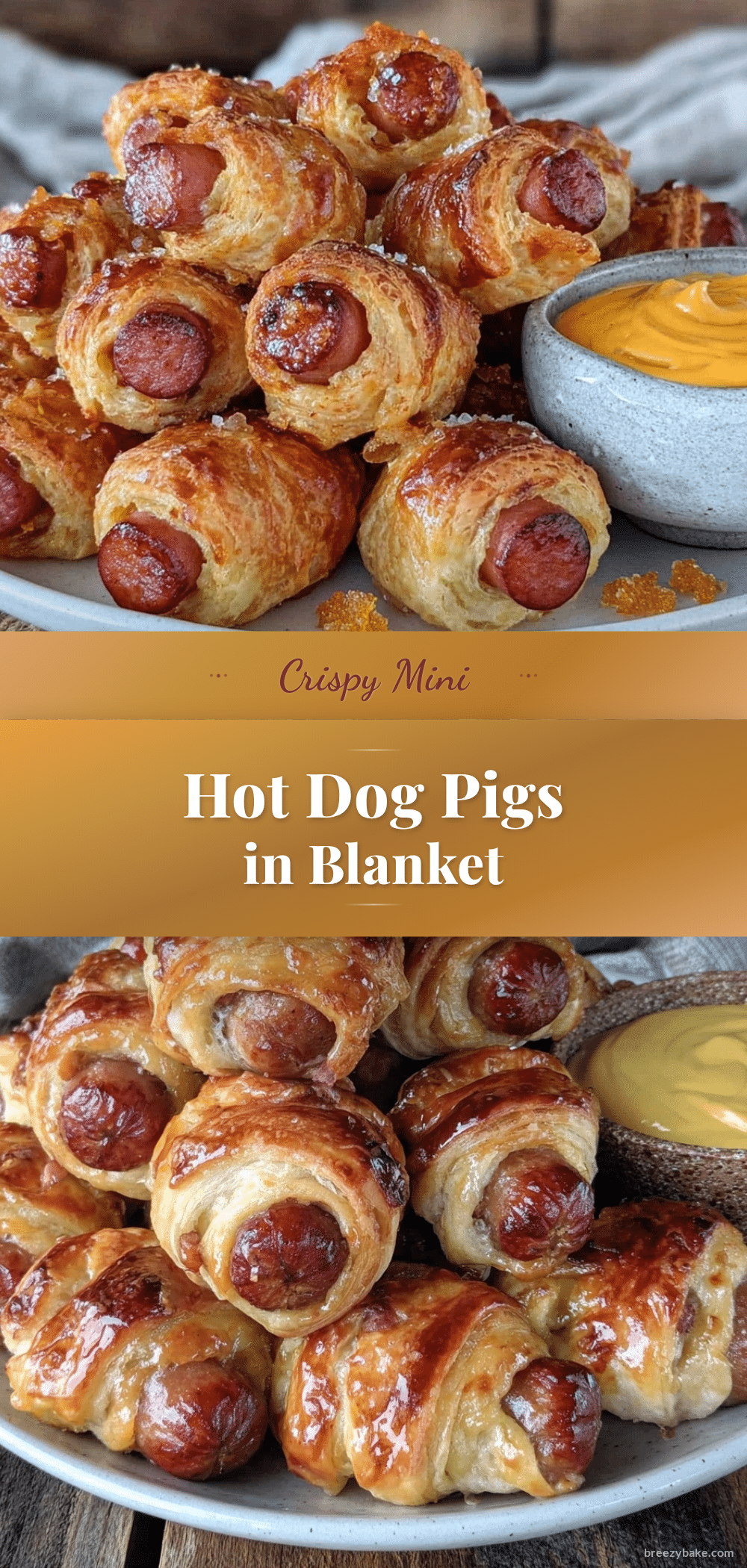mini hot dog pigs in a blanket recipe