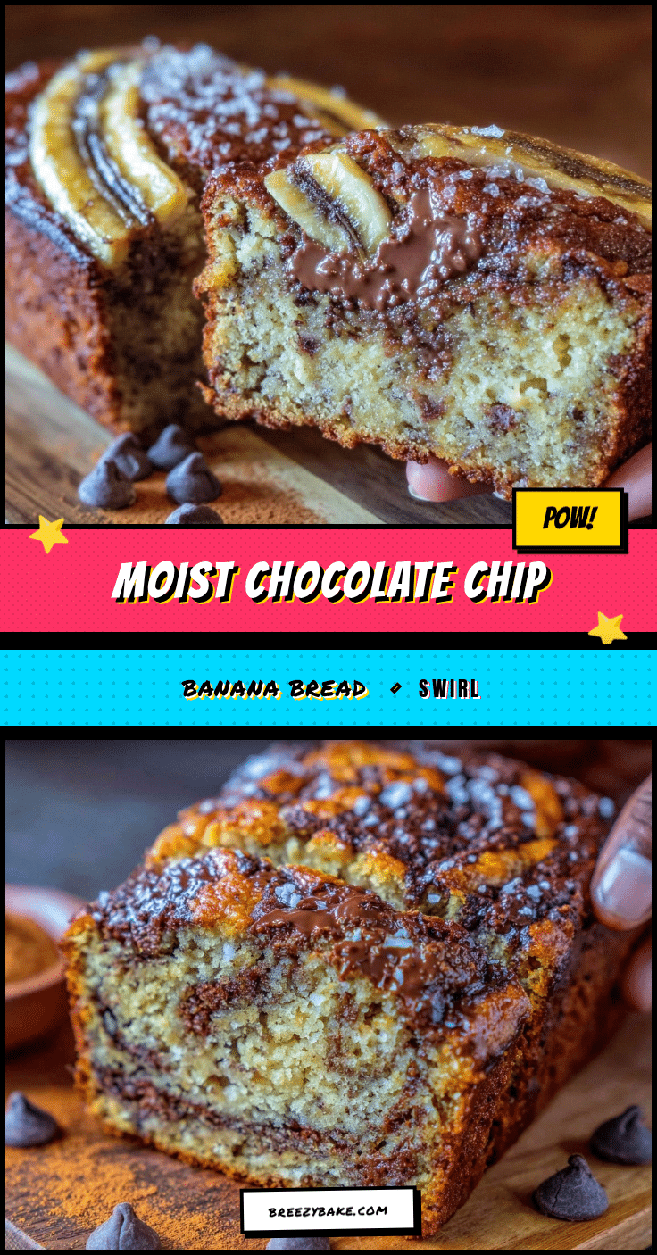 moist chocolate chip banana bread recipe