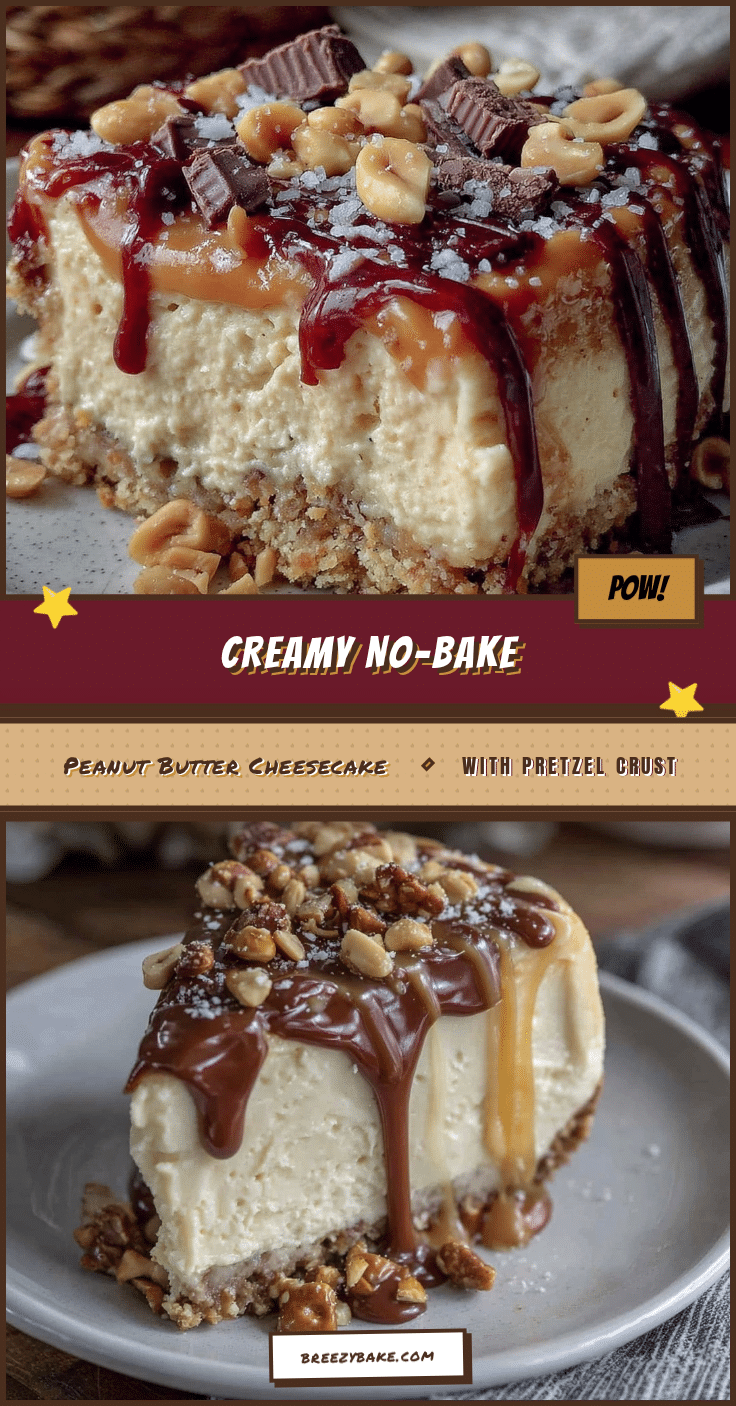no-bake peanut butter cheesecake recipe