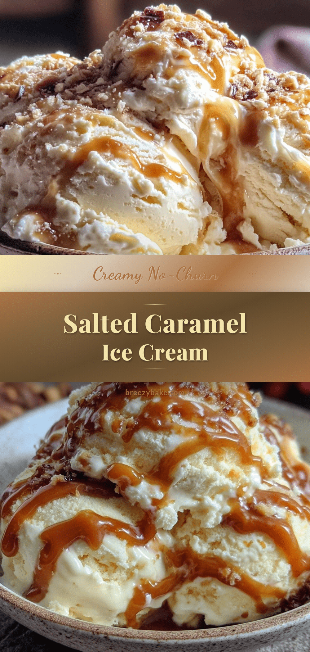 no-churn salted caramel ice cream recipe