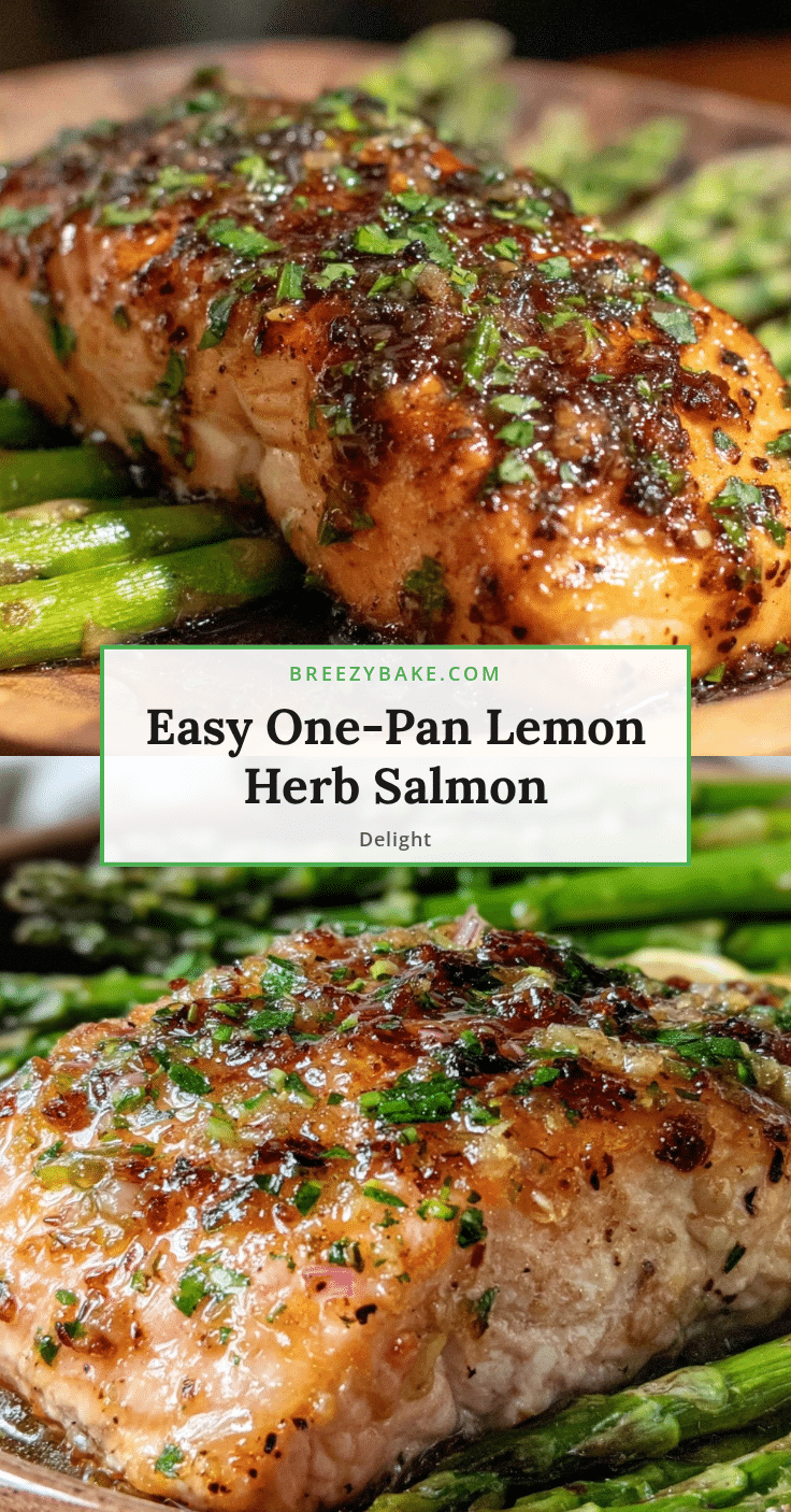 one-pan lemon herb salmon recipe