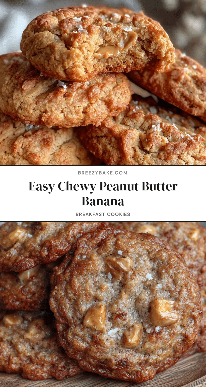 peanut butter banana breakfast cookies recipe
