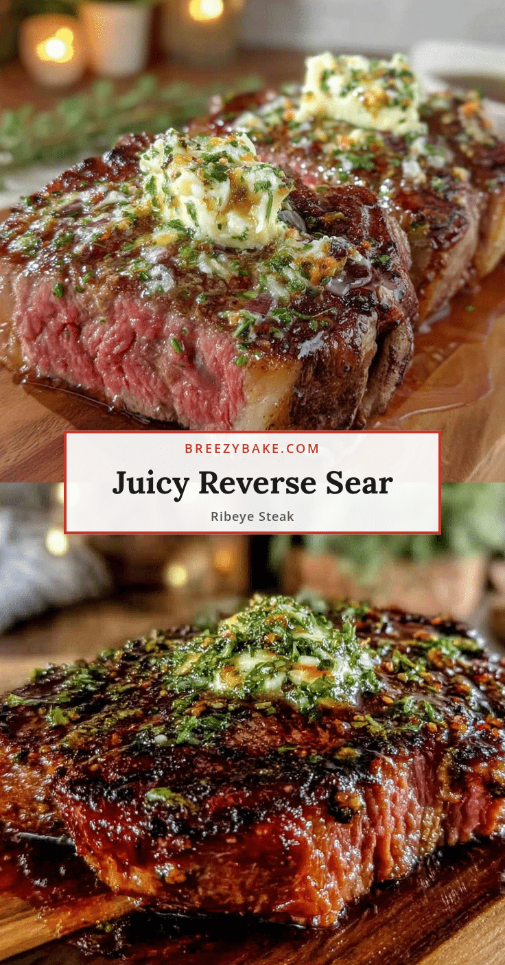 reverse sear ribeye steak recipe