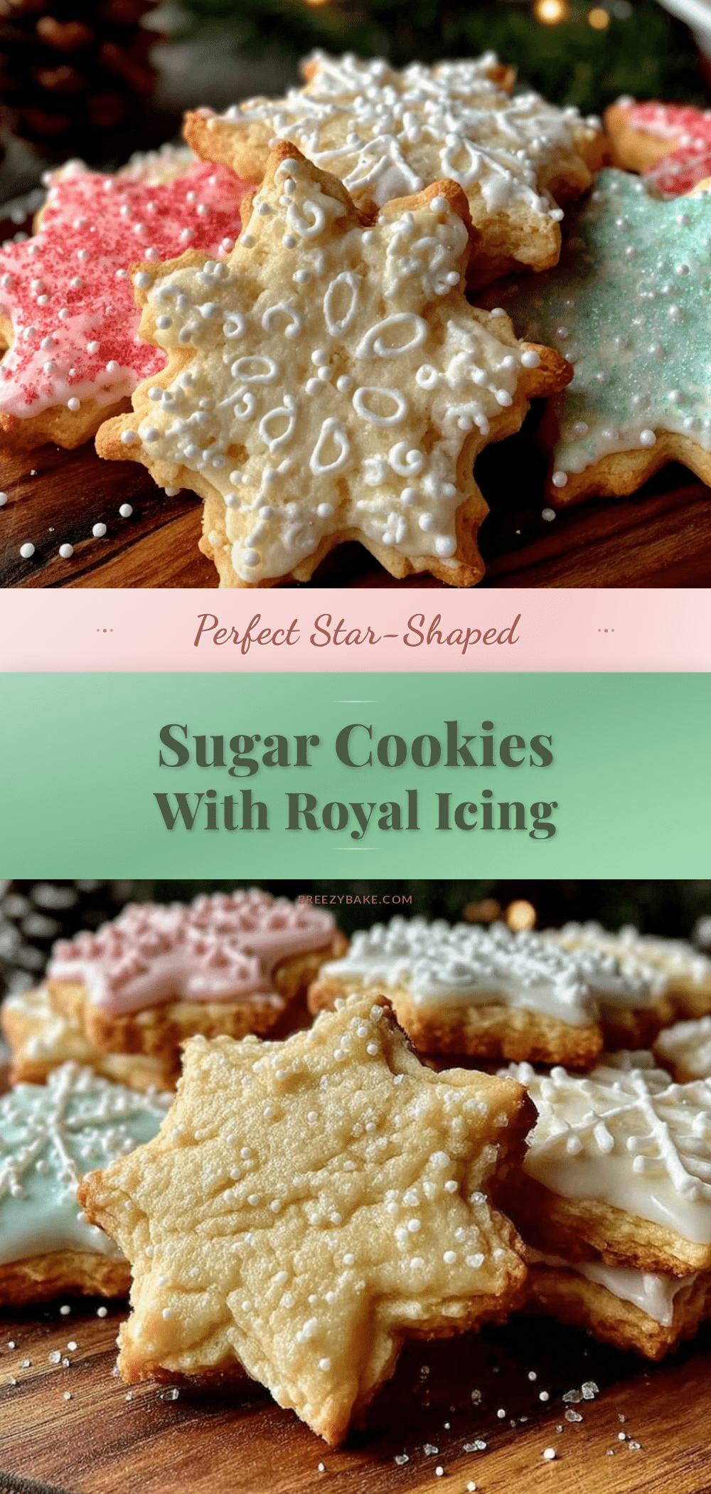 star-shaped sugar cookies recipe