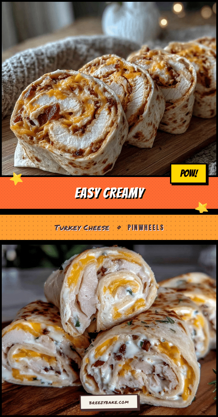 turkey and cheese pinwheels recipe