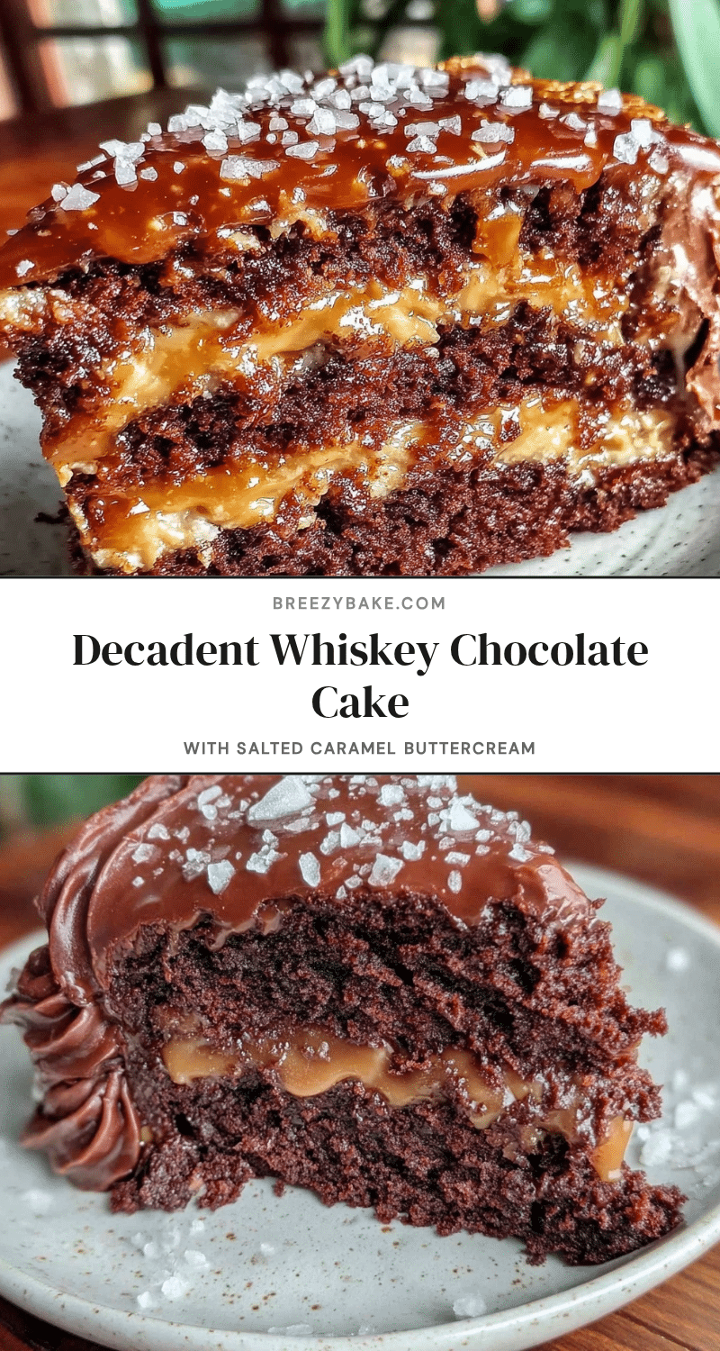 whiskey chocolate cake recipe