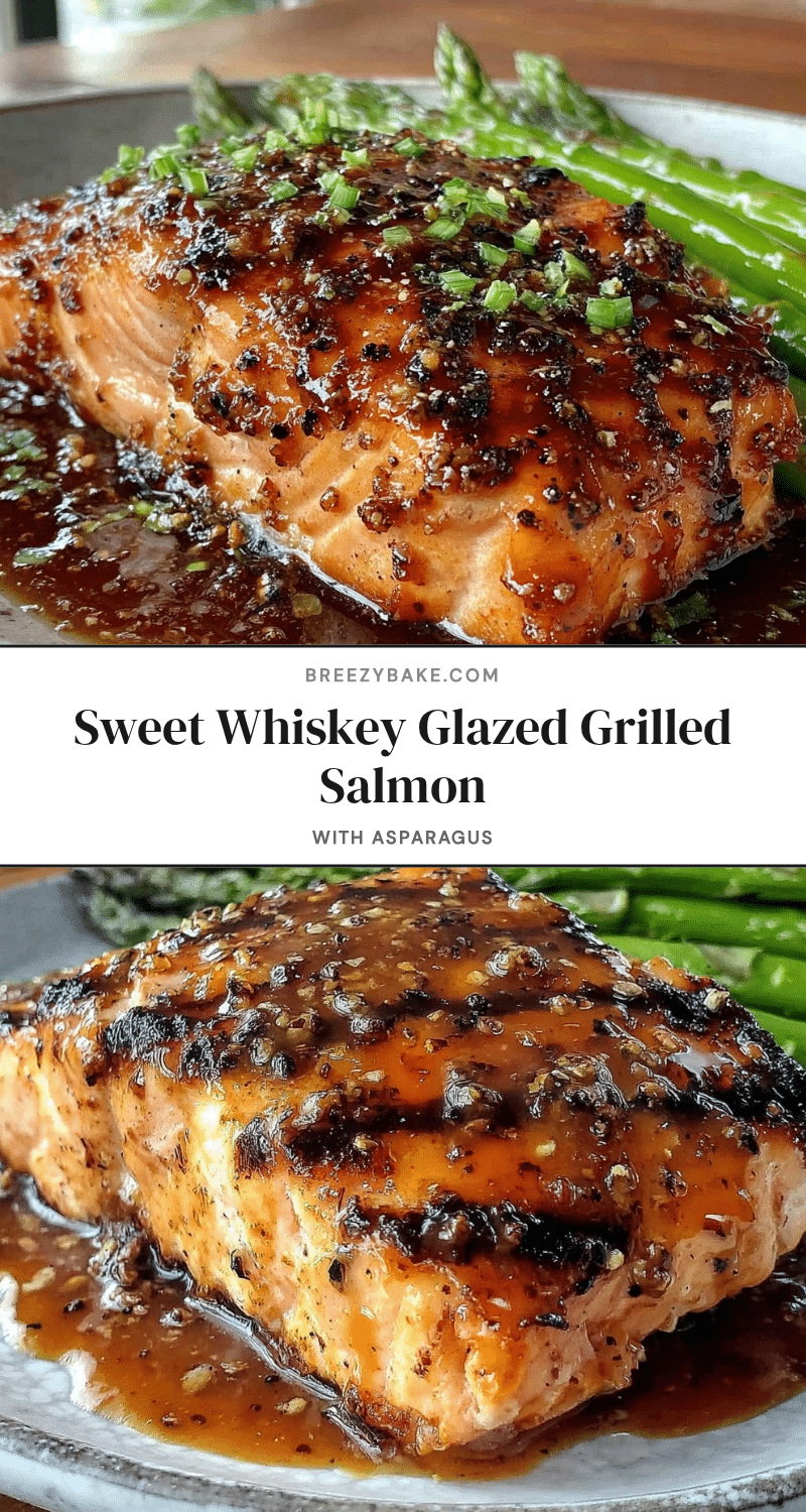 whiskey glazed grilled salmon recipe