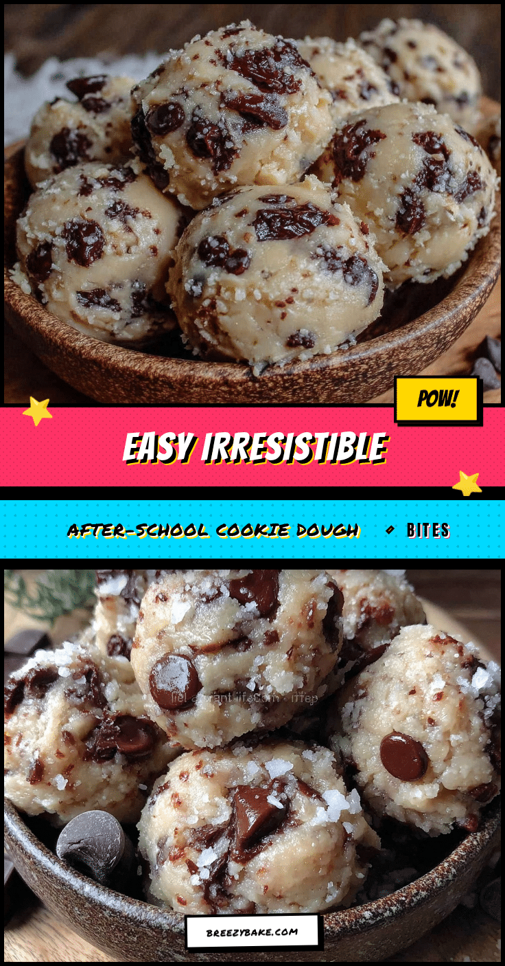 after-school chocolate chip cookie dough bites recipe