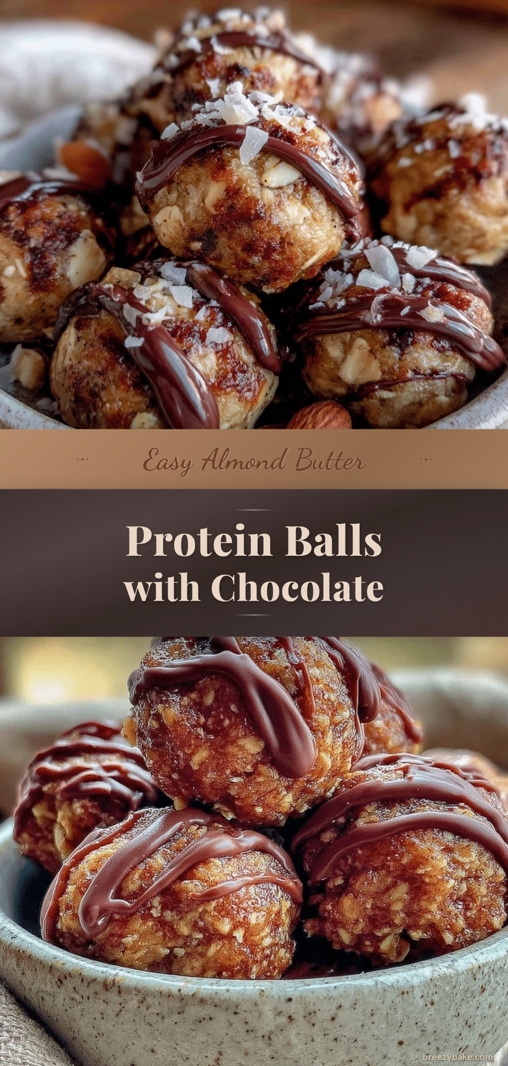 almond butter protein balls recipe