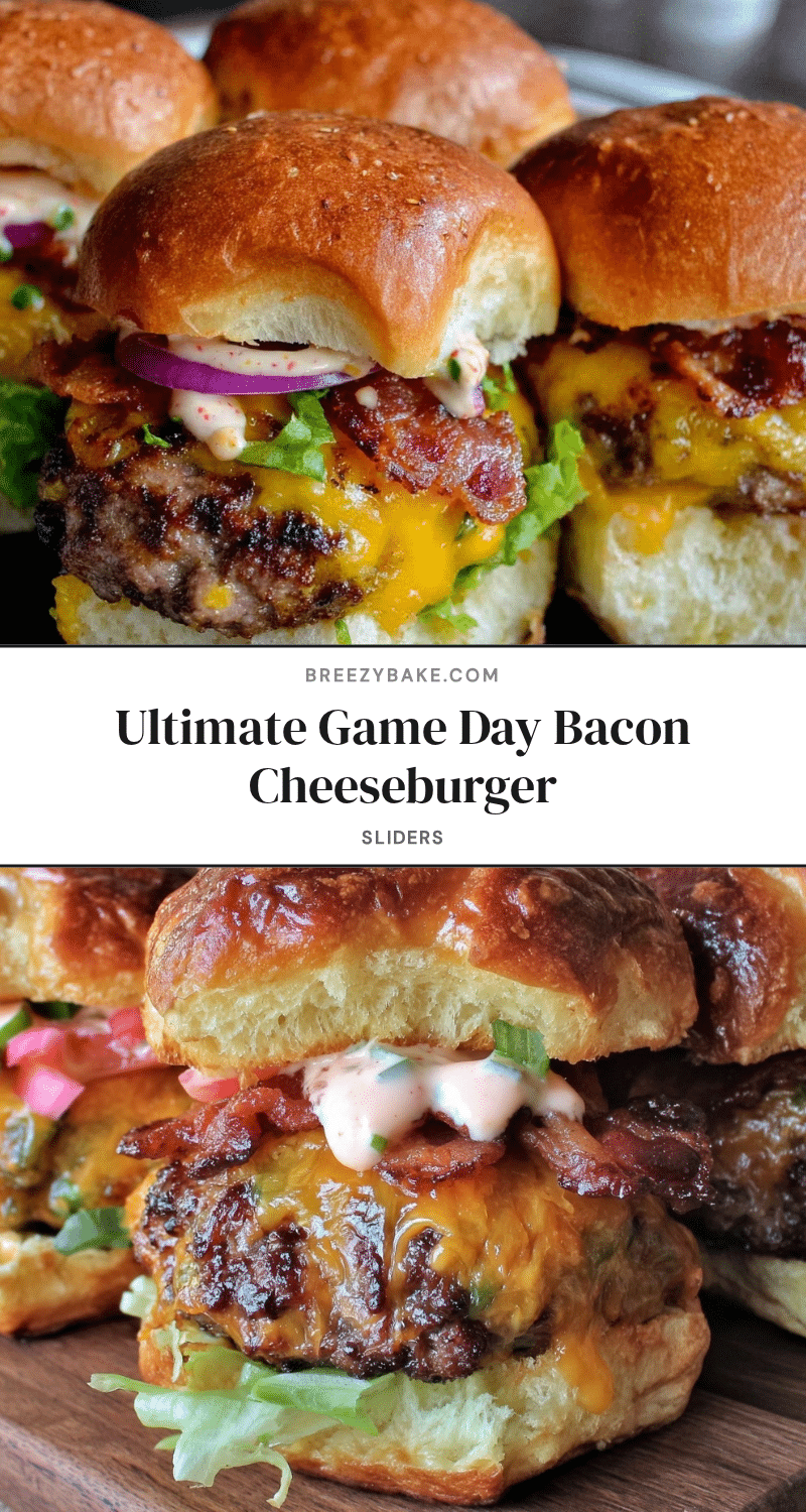 bacon cheeseburger sliders recipe