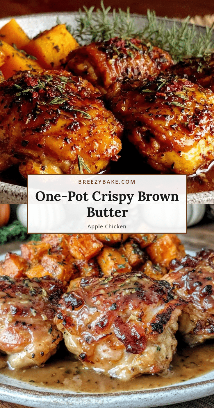 brown butter apple cider chicken thighs recipe