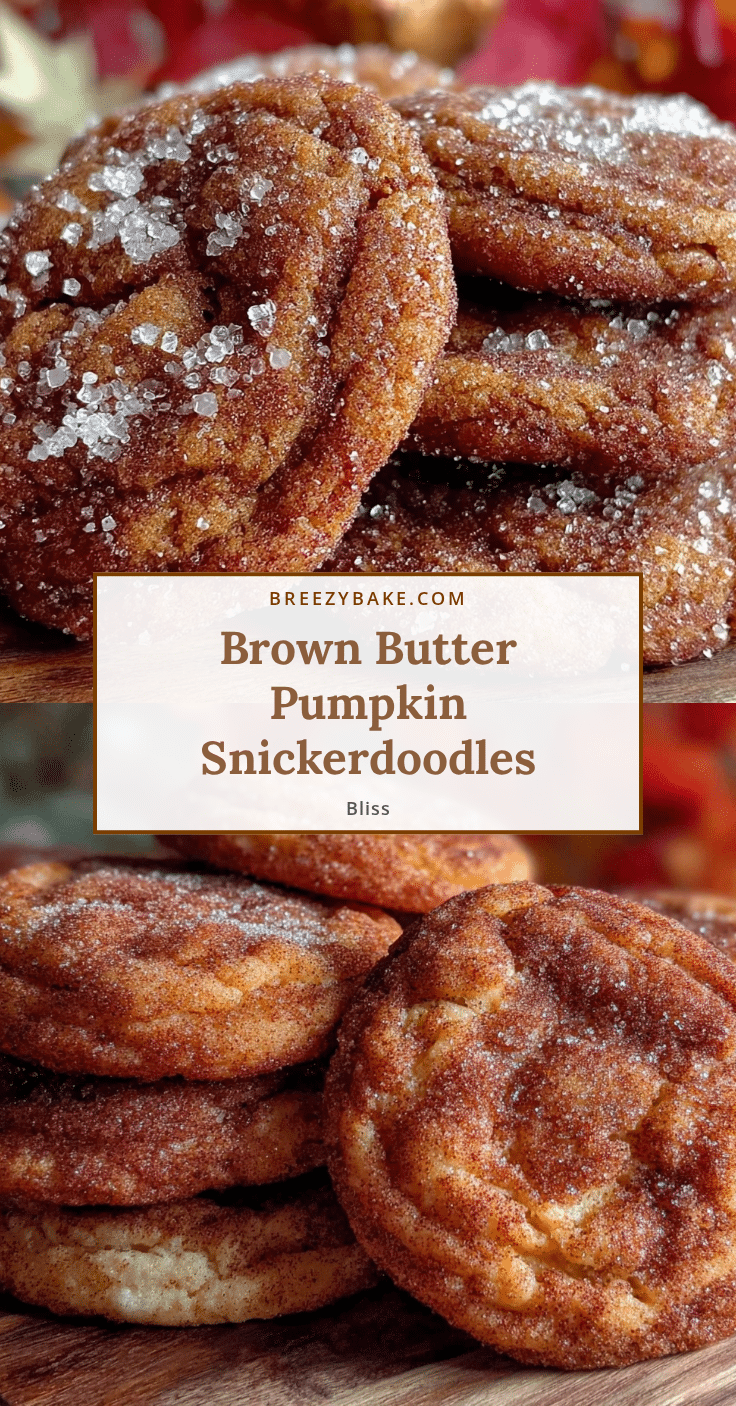 brown butter pumpkin snickerdoodles recipe