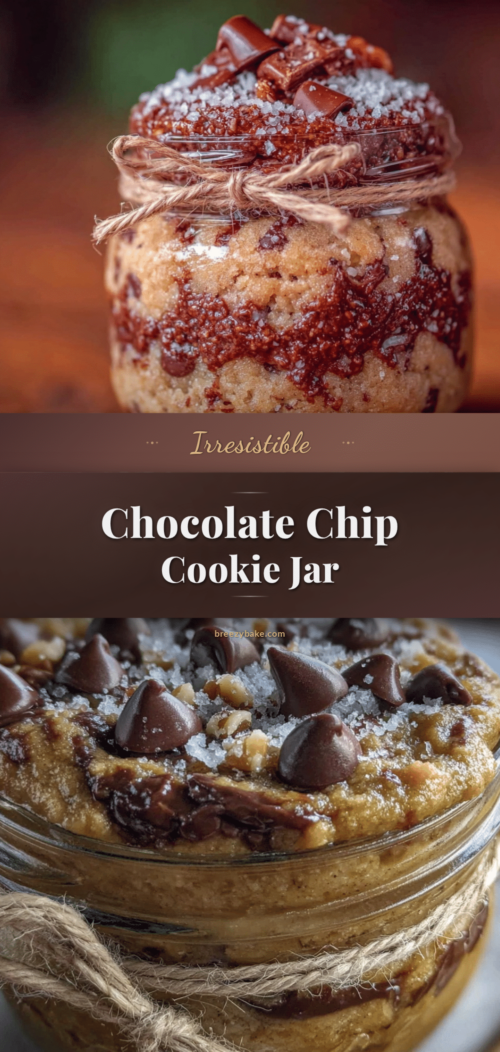 chocolate chip cookies in a jar recipe