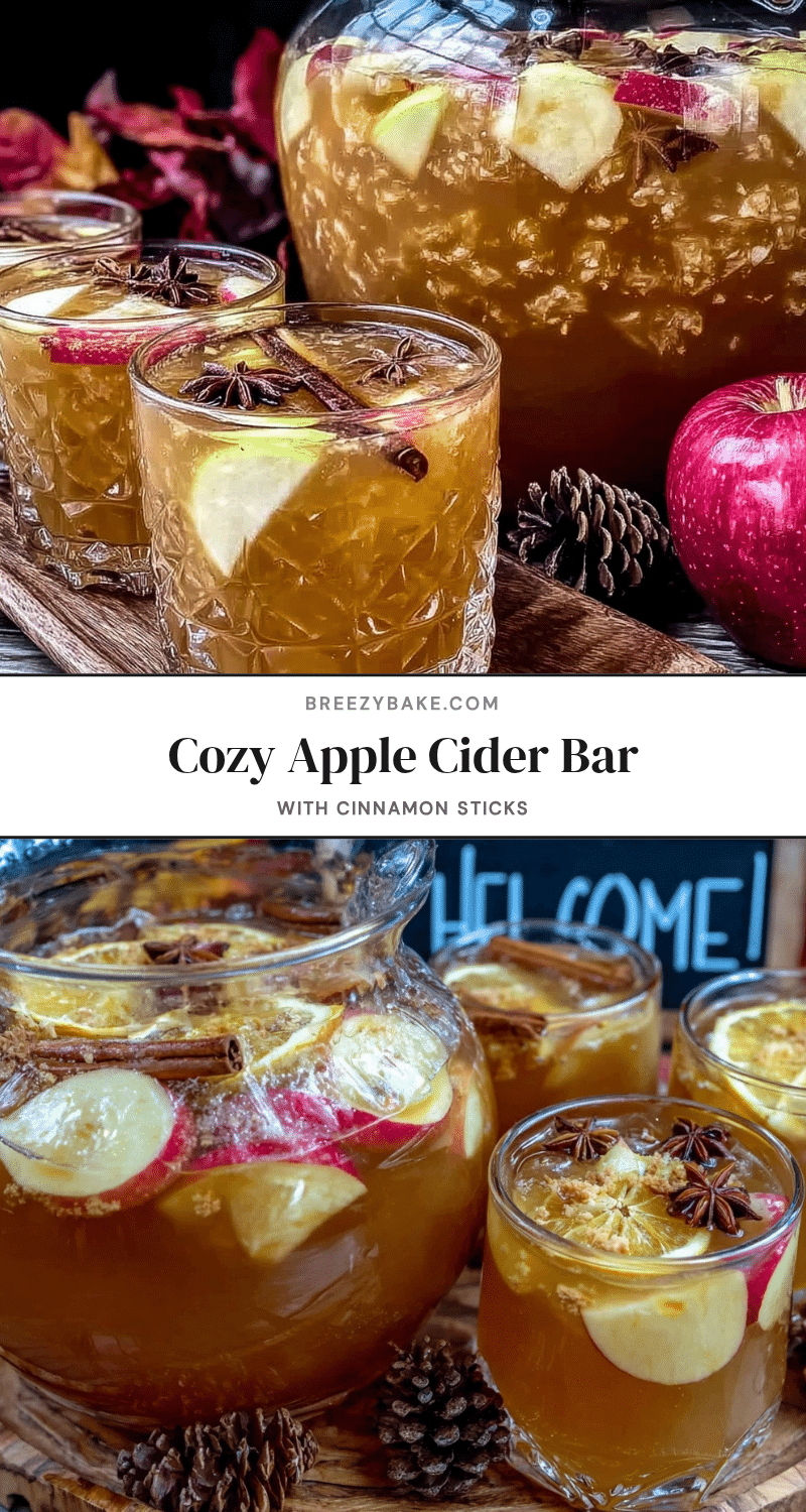 cozy apple cider bar setup recipe