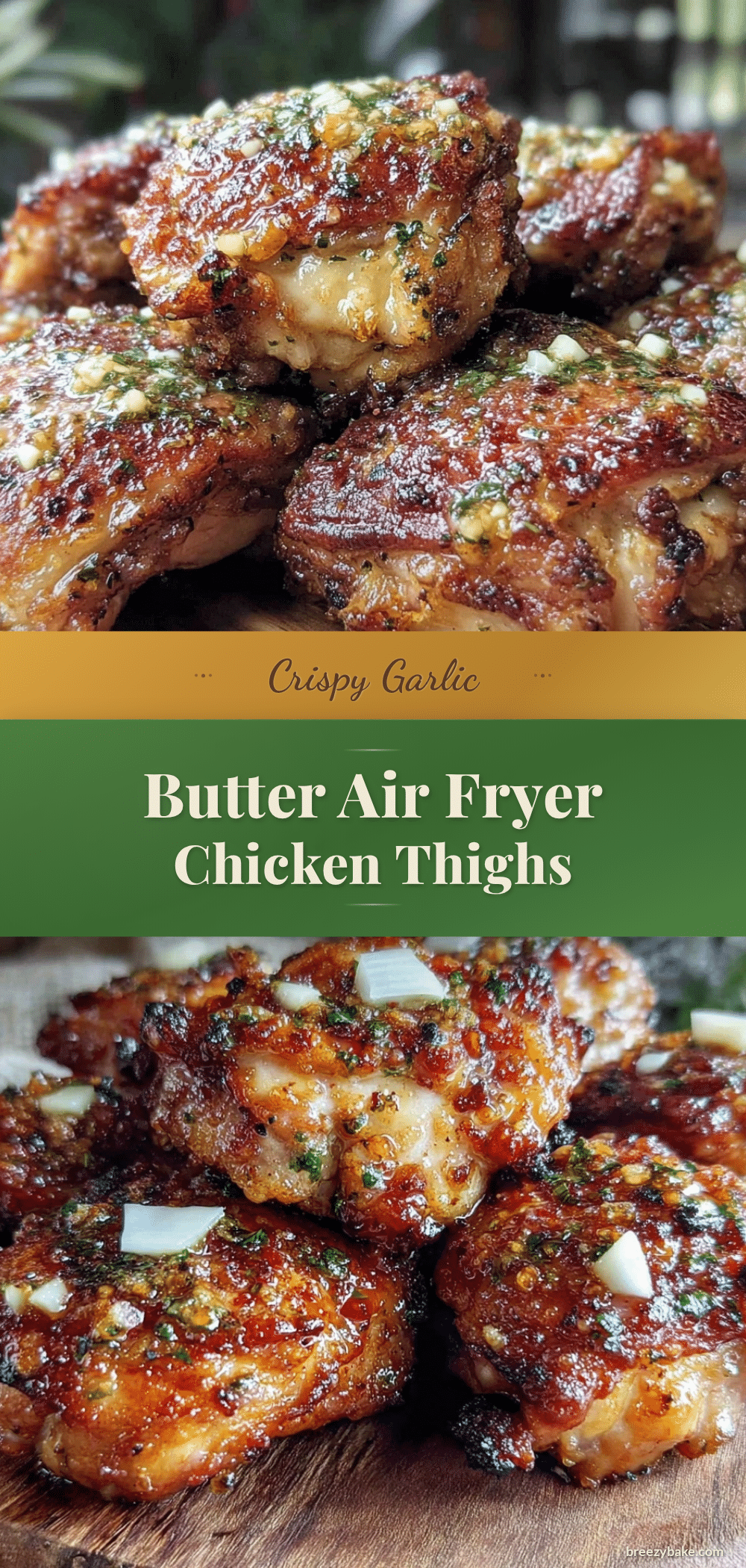 crispy air fryer chicken thighs recipe