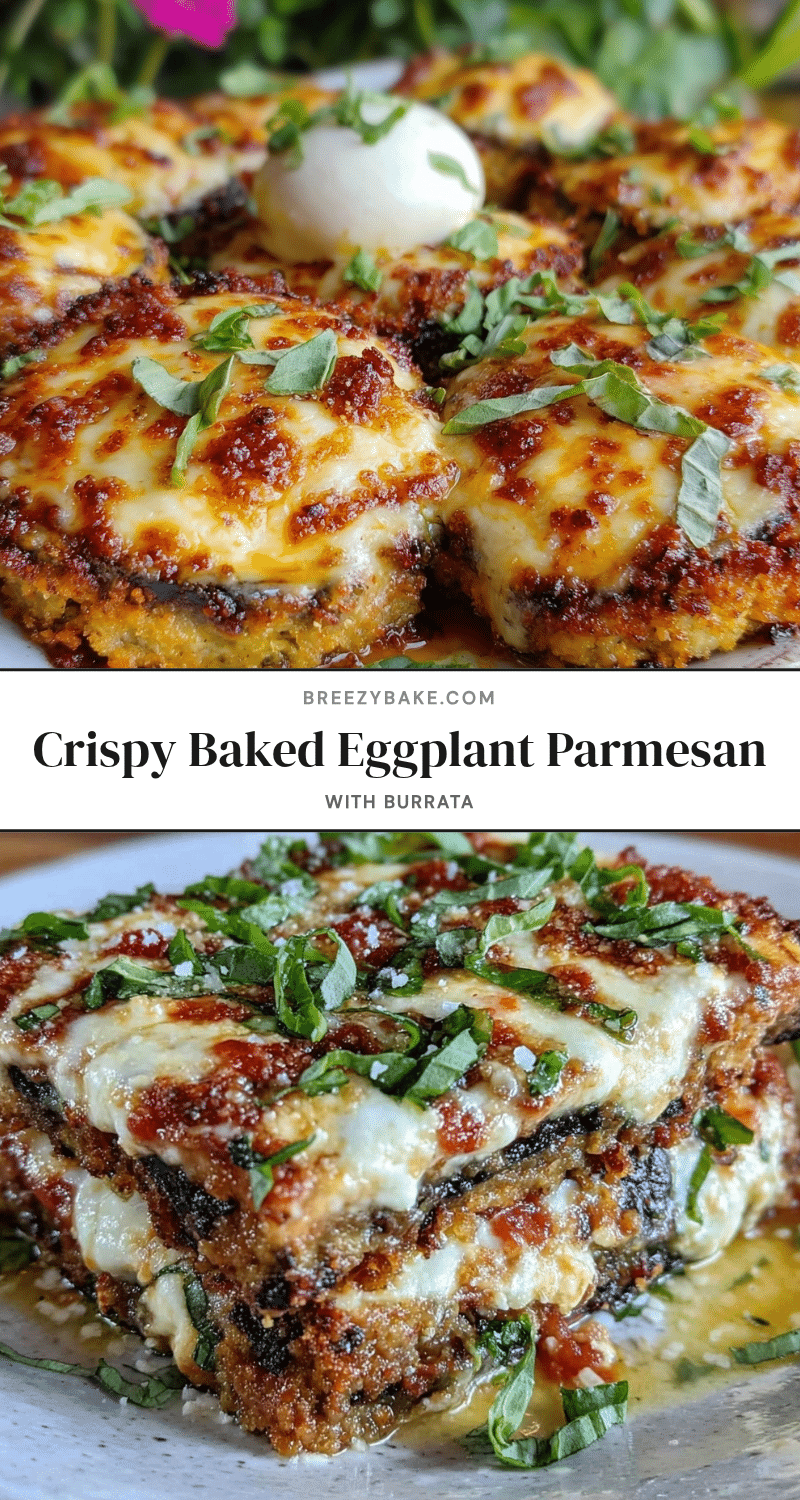 crispy baked eggplant parmesan recipe