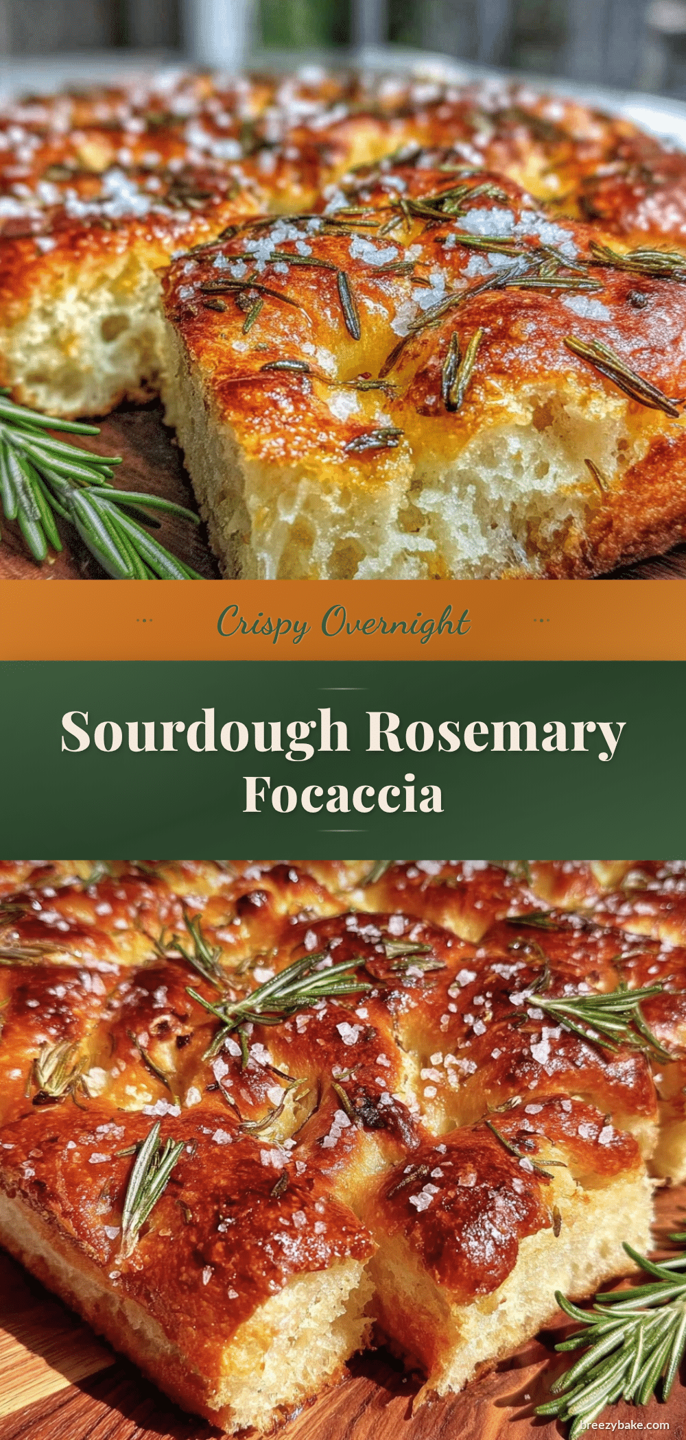 crispy overnight sourdough focaccia recipe