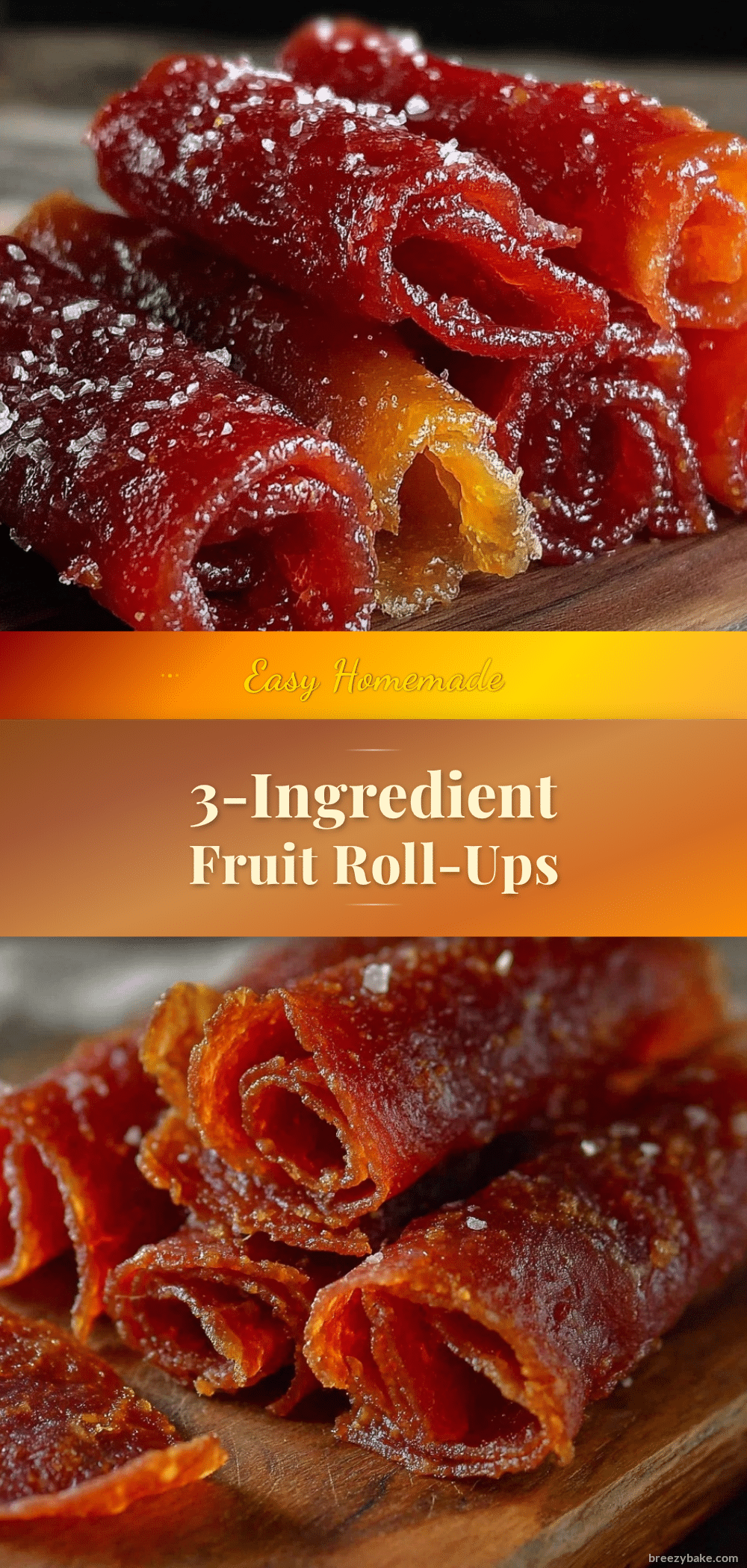 easy homemade fruit roll-ups recipe