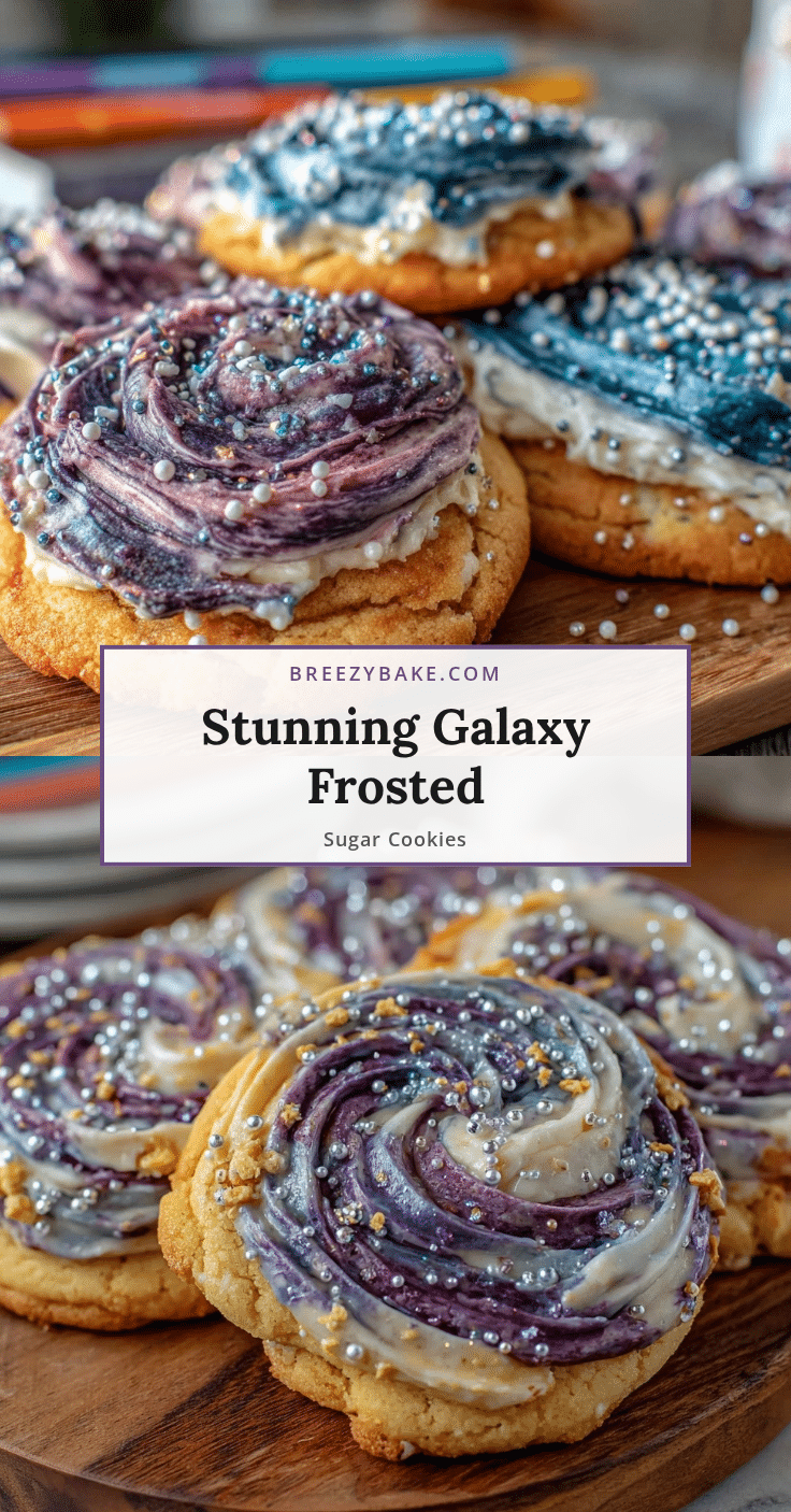 galaxy frosted sugar cookies recipe