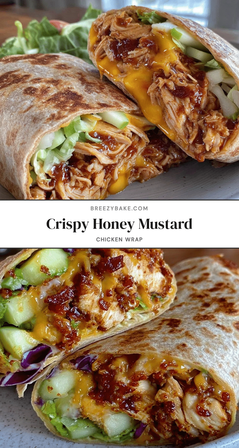 honey mustard chicken wrap recipe