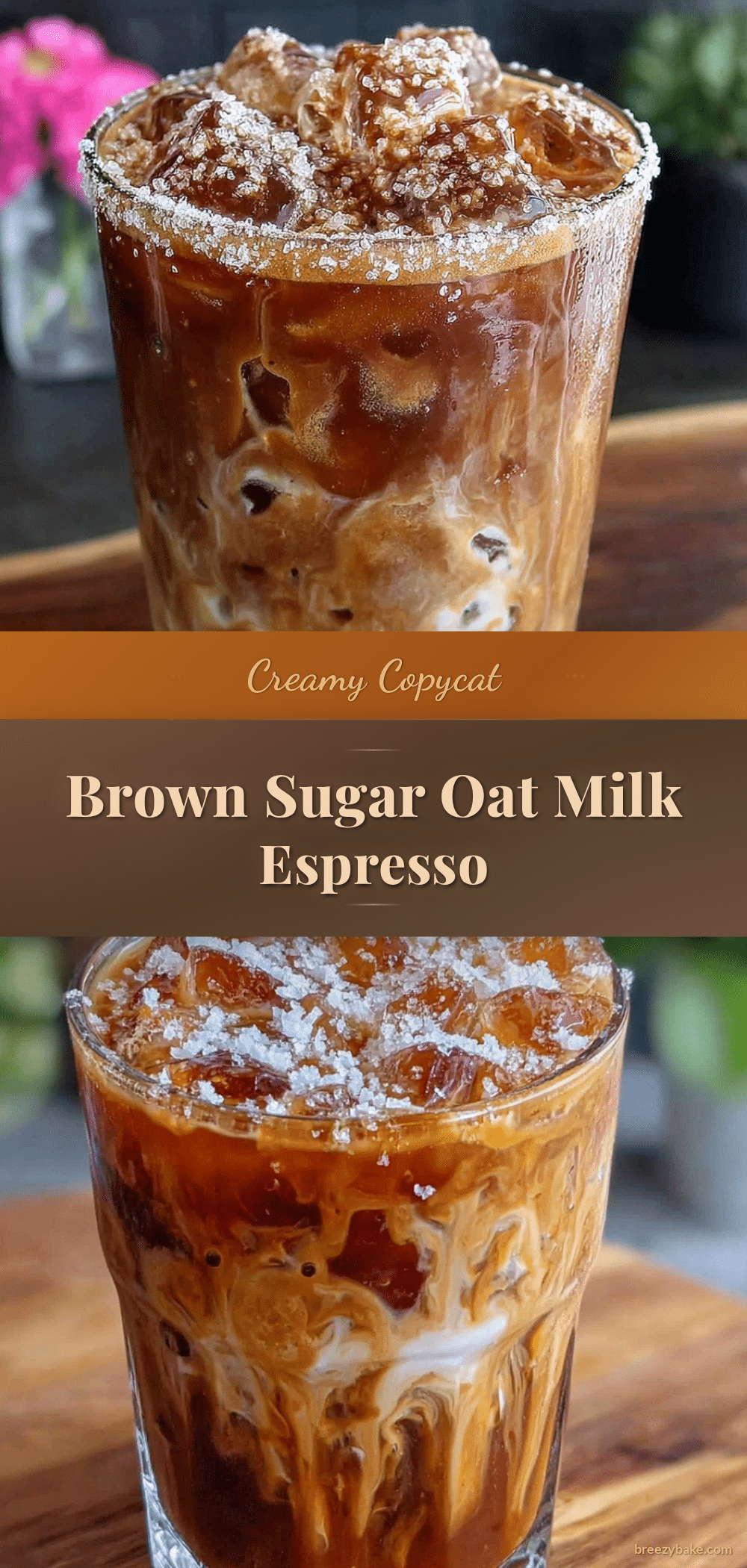 iced brown sugar oat milk shaken espresso recipe
