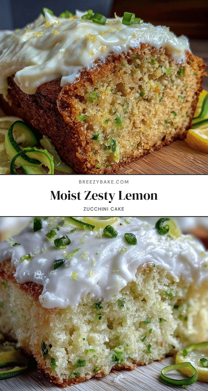 moist lemon zucchini cake recipe