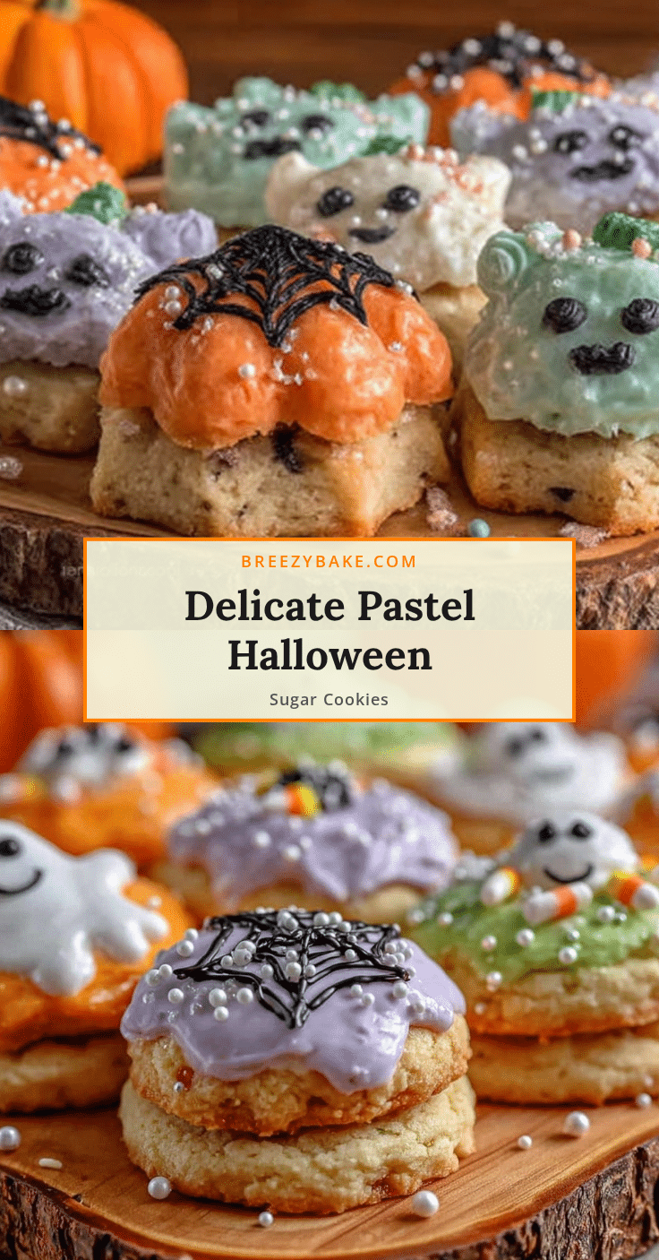 pastel halloween sugar cookies recipe