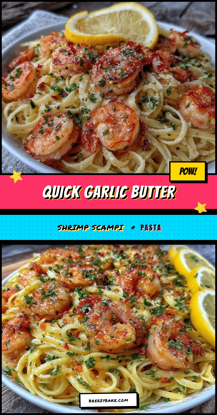 quick shrimp scampi pasta recipe