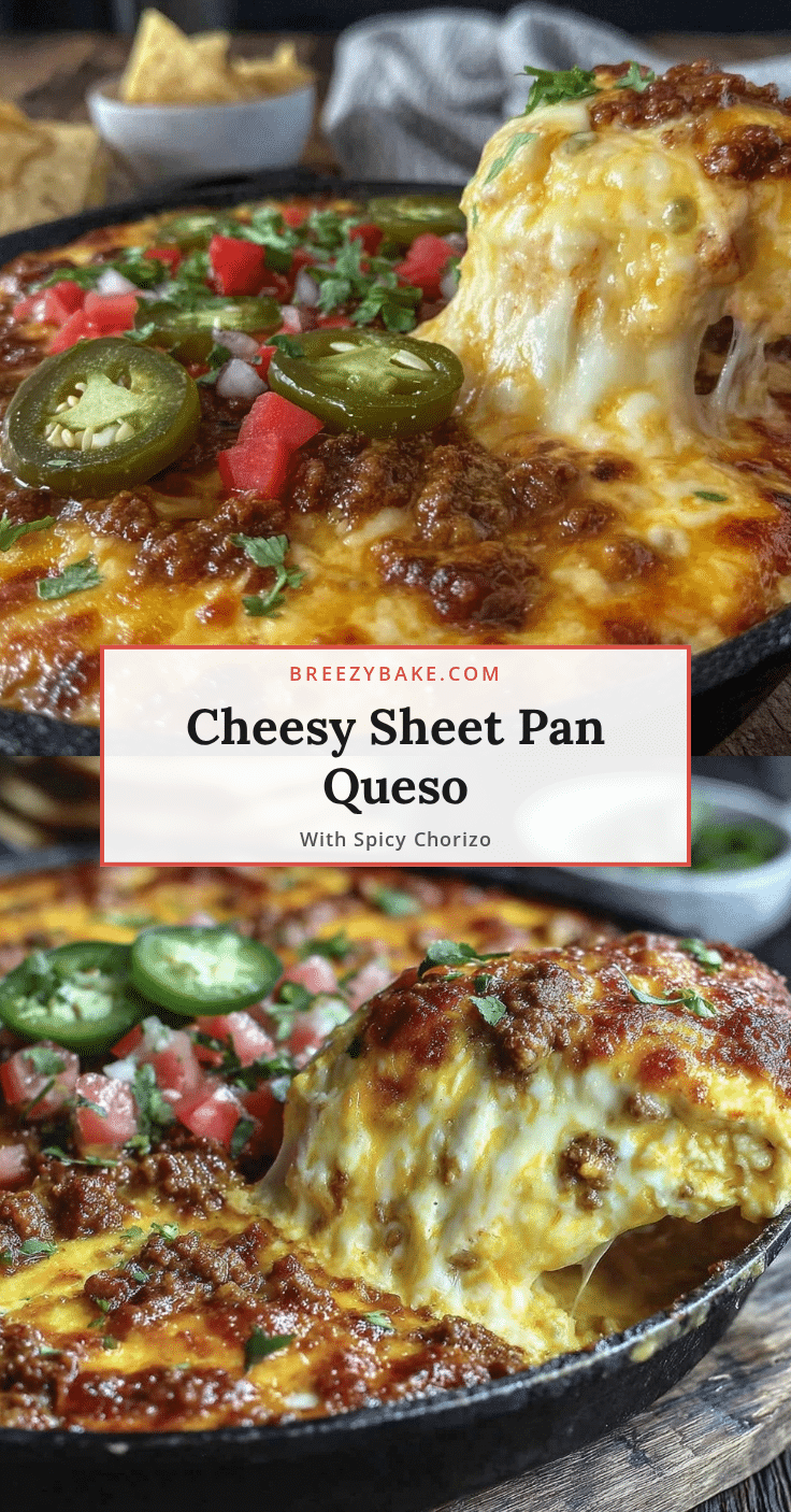 sheet pan queso dip recipe
