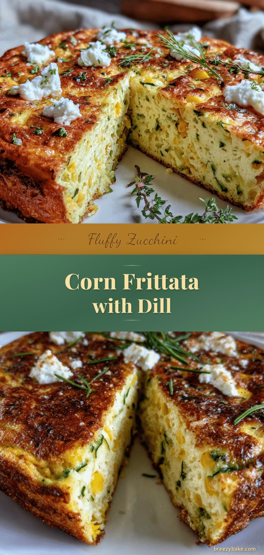 shredded zucchini and corn frittata recipe