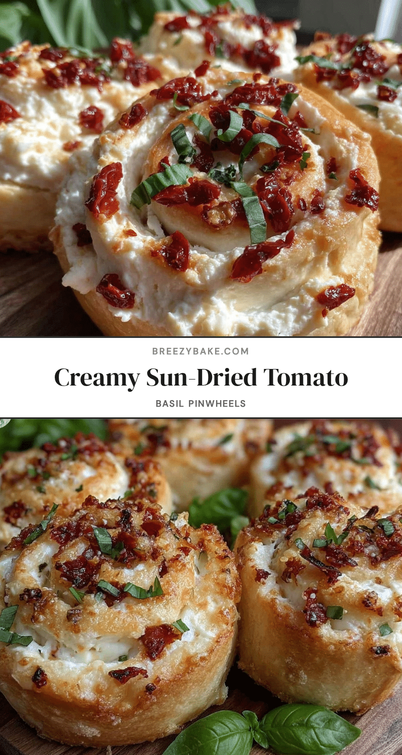 sun-dried tomato basil cream cheese pinwheels recipe