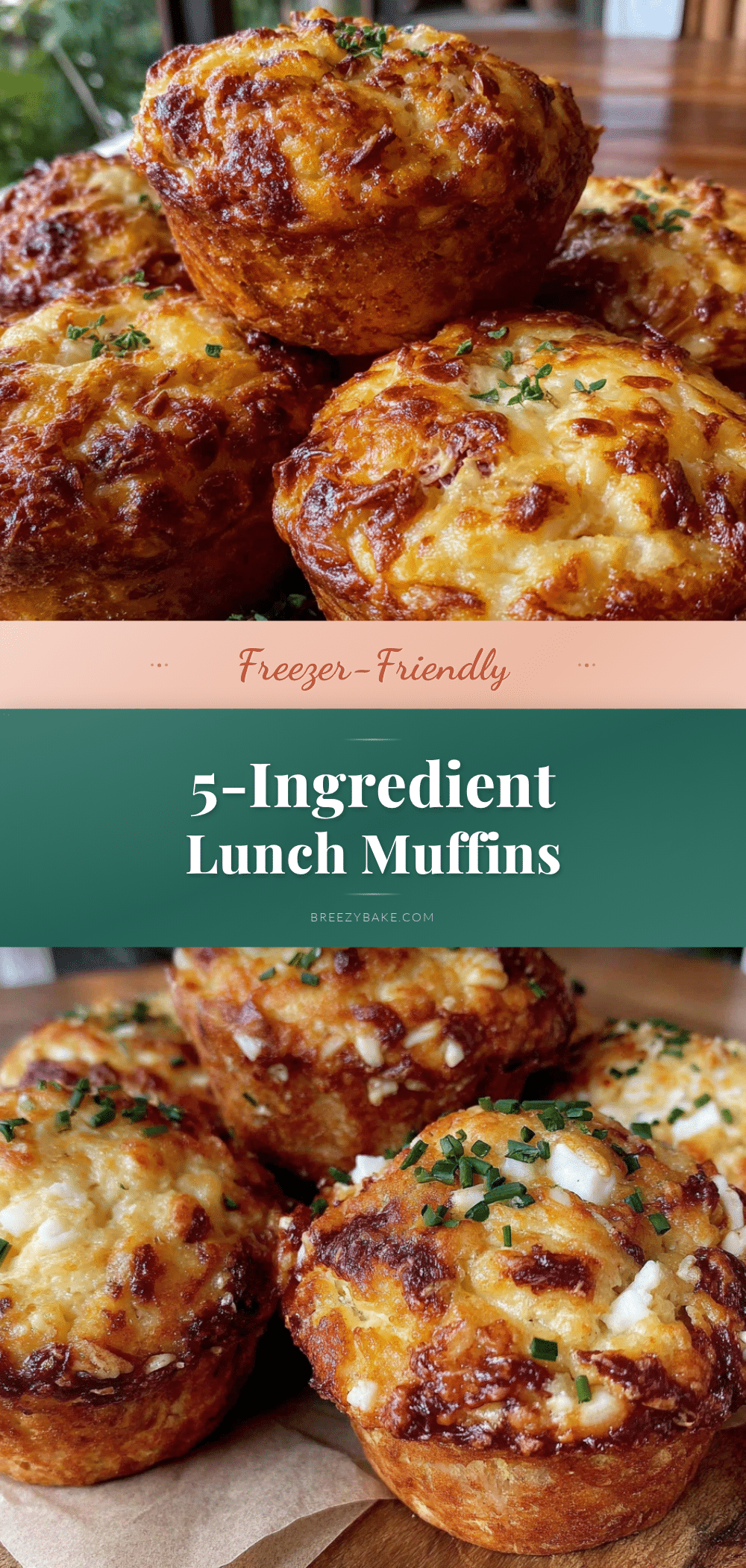 5-ingredient freezer lunch muffins recipe