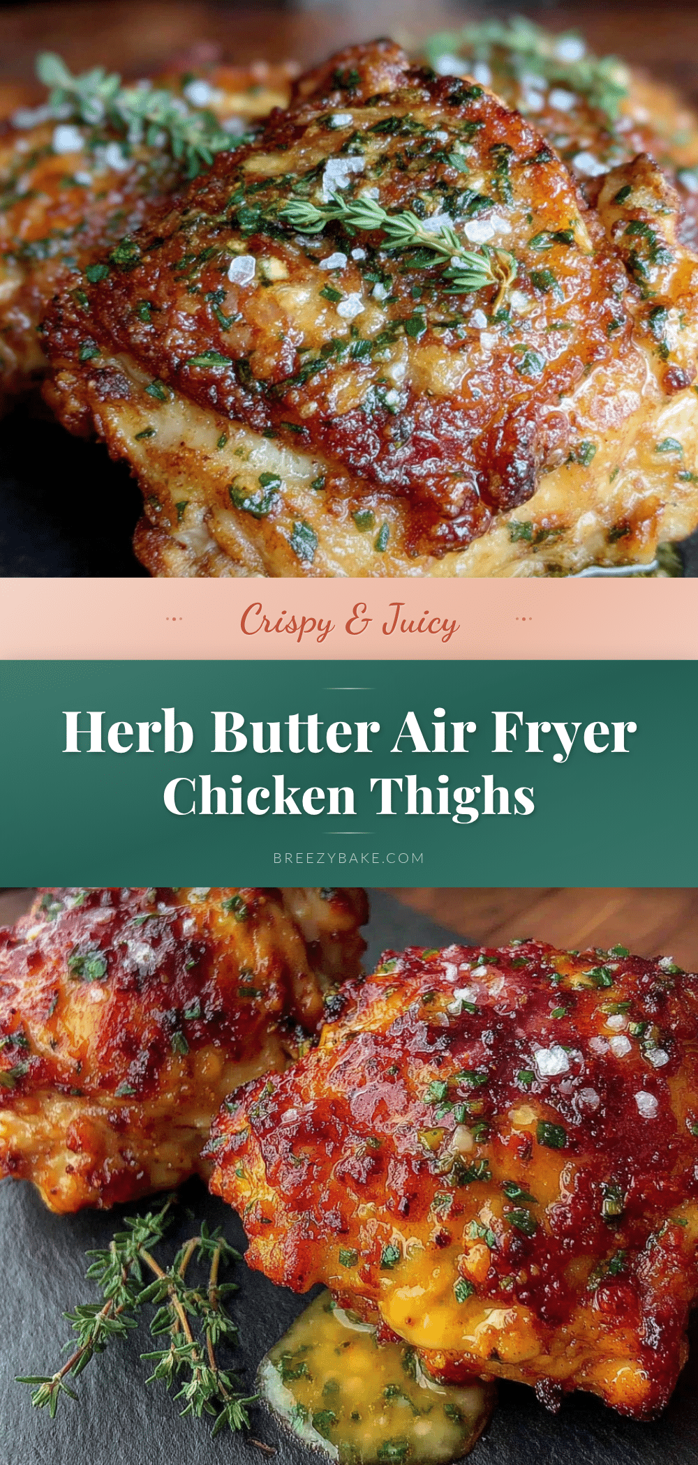 air fryer chicken thighs recipe