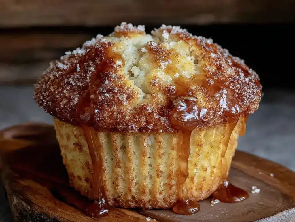 apple cider donut muffins - featured image