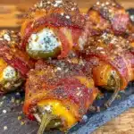 bacon-wrapped jalapeno popper bites - featured image