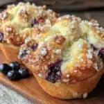 Bakery-Style Blueberry Muffins with Streusel - featured image
