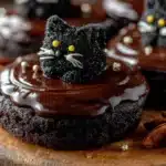 black cat halloween sugar cookies - featured image