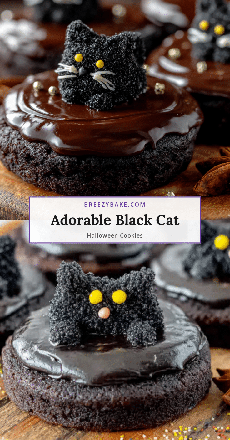 black cat halloween sugar cookies recipe