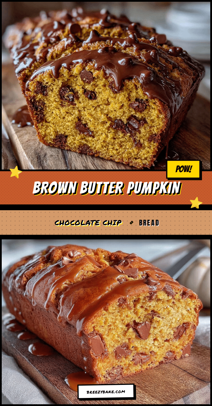 brown butter pumpkin chocolate chip bread recipe