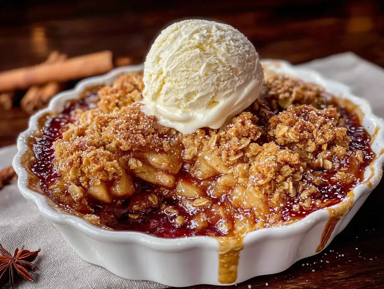 brown sugar apple crisp preparation steps