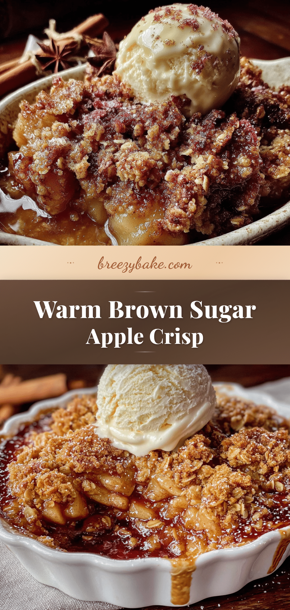 brown sugar apple crisp recipe