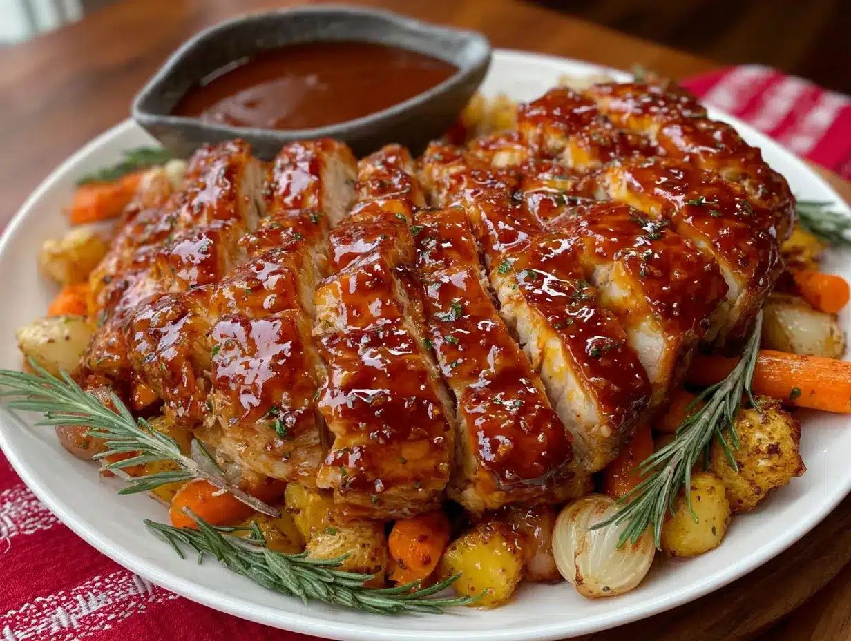 brown sugar bourbon glazed turkey breast preparation steps