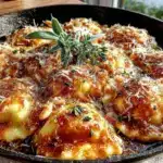 butternut squash ravioli skillet - featured image
