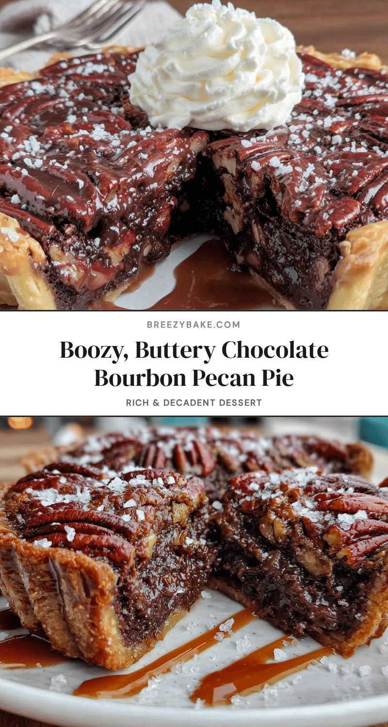 chocolate bourbon pecan pie recipe