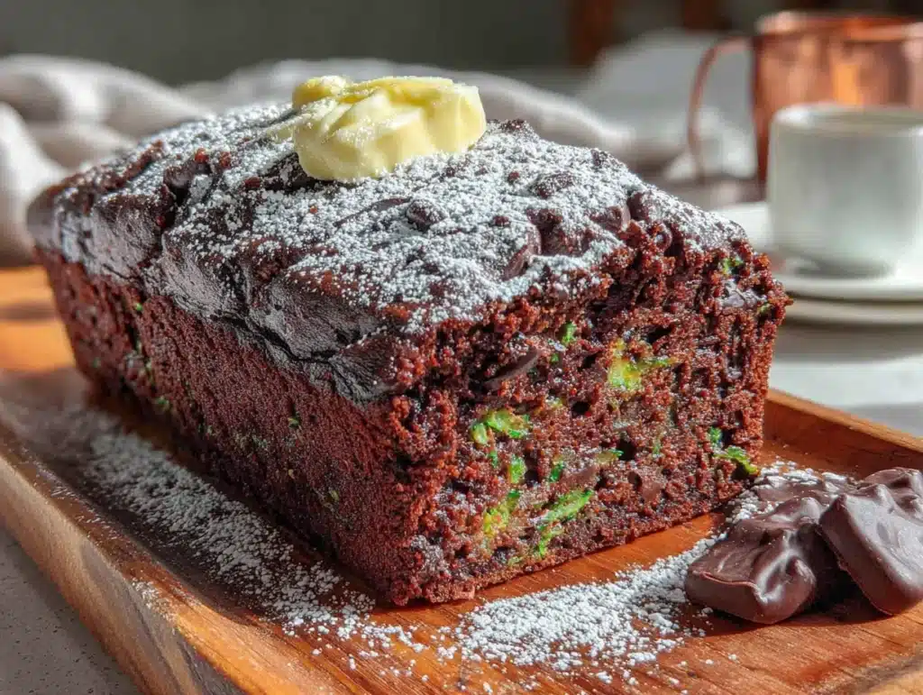 chocolate zucchini bread - featured image