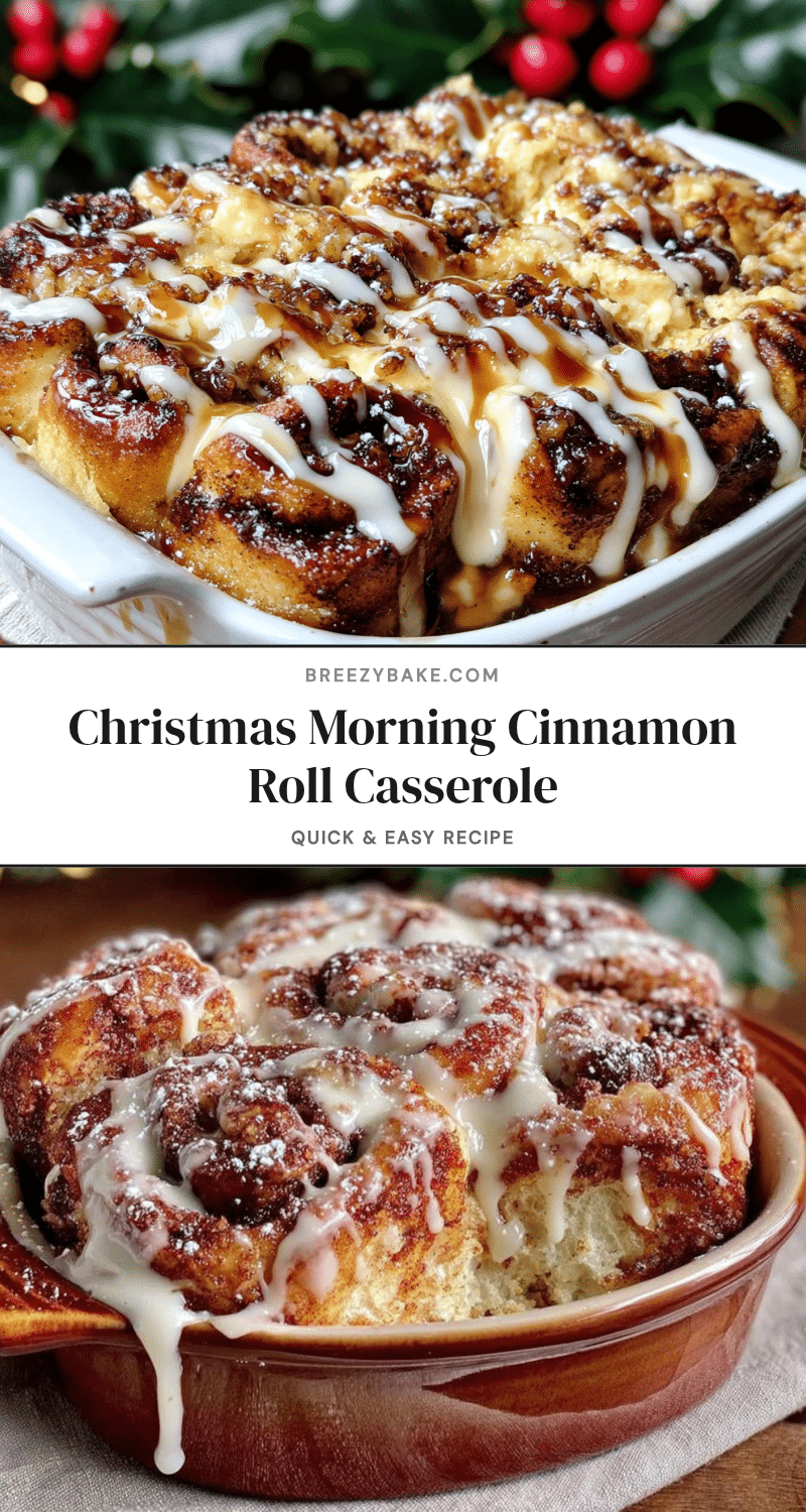 cinnamon roll christmas morning casserole recipe