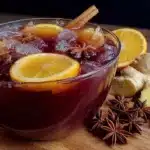 cinnamon spiced baby shower punch - featured image