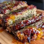 classic meatloaf with brown sugar ketchup glaze - featured image