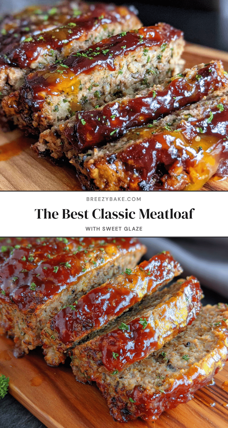 classic meatloaf with brown sugar ketchup glaze recipe