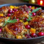 cozy one-pot fall harvest chicken and wild rice - featured image